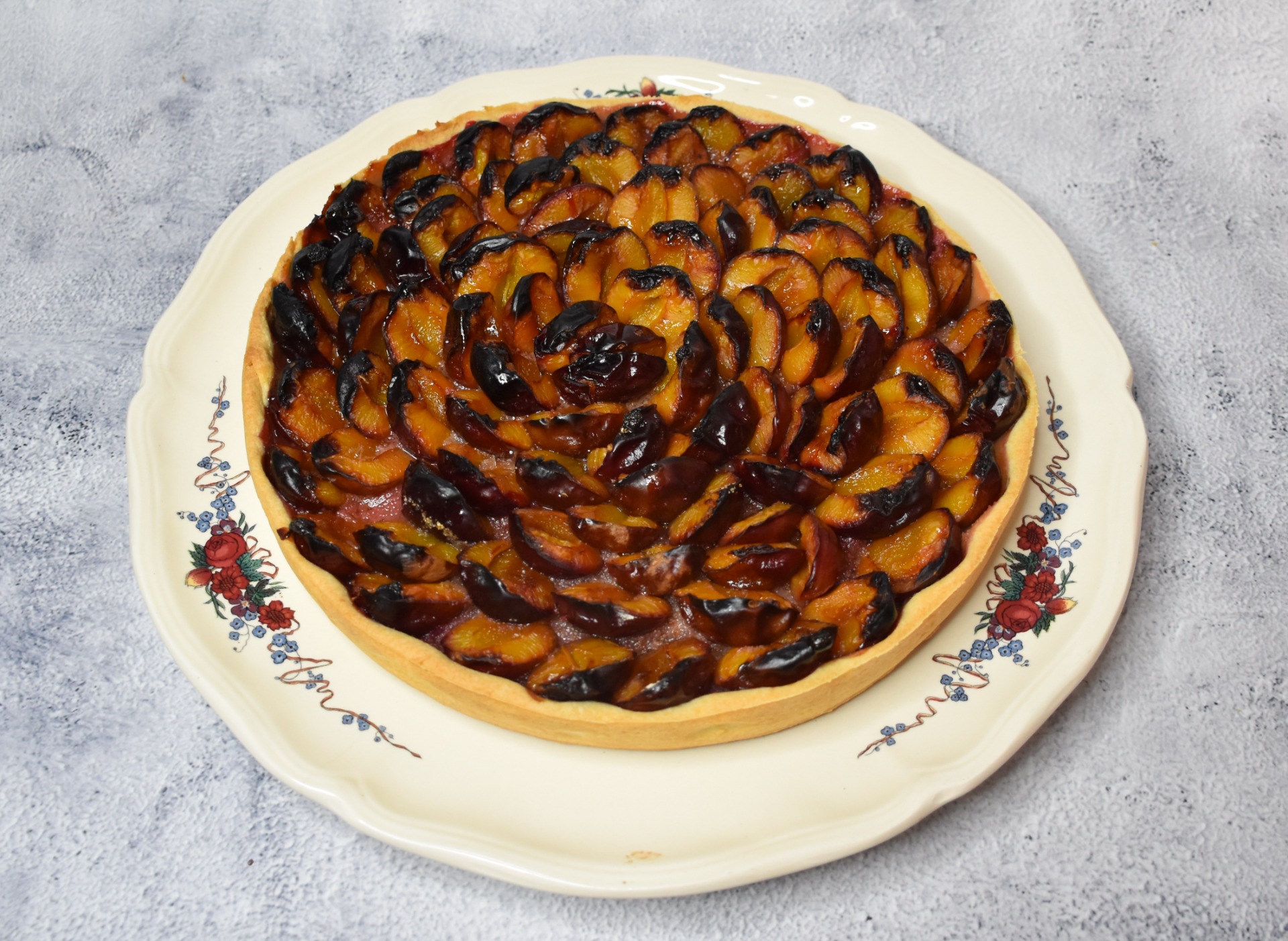 Tarte aux quetsches
