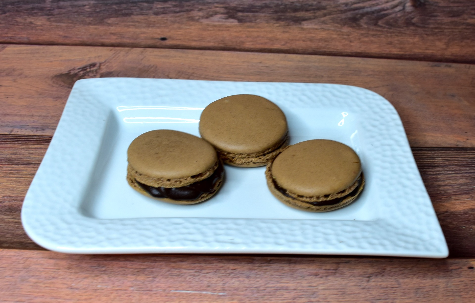 Macarons cacao à la meringue italienne