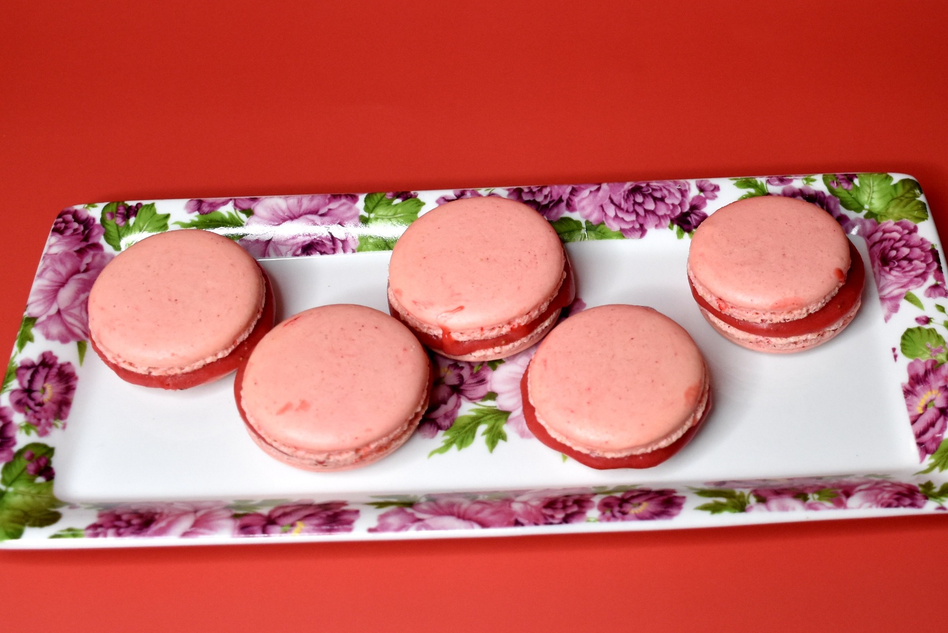 Macarons fraise