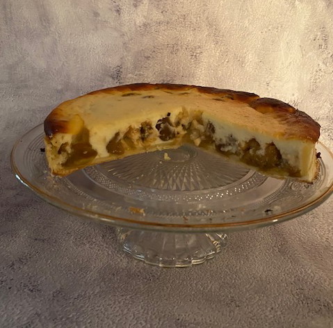 Tarte mirabelle et fromage blanc