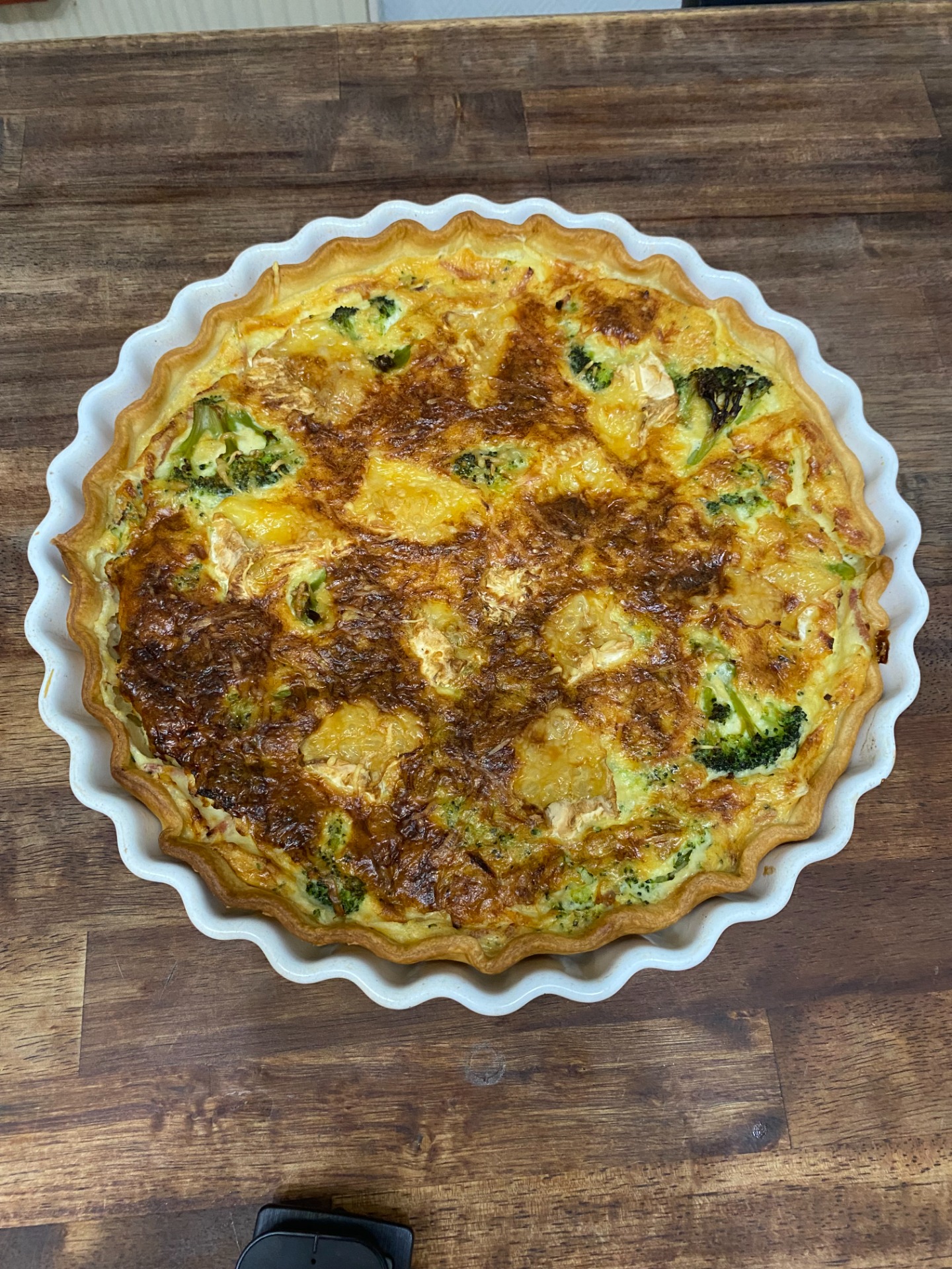 quiche brocoli camembert