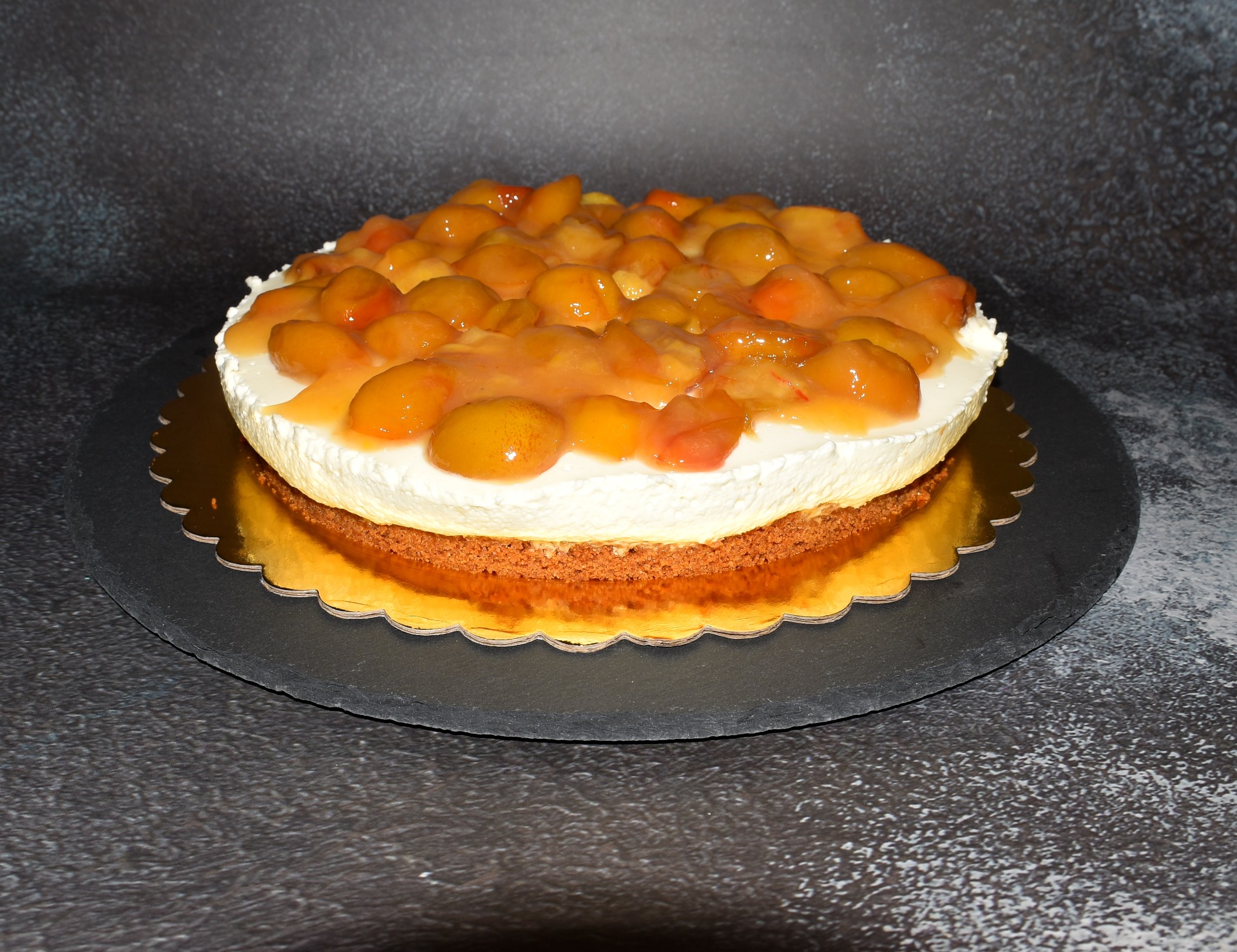 cheesecake lorrain à la mirabelle