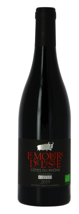 Moure de l'Isle, vignoble David, vin rouge, 