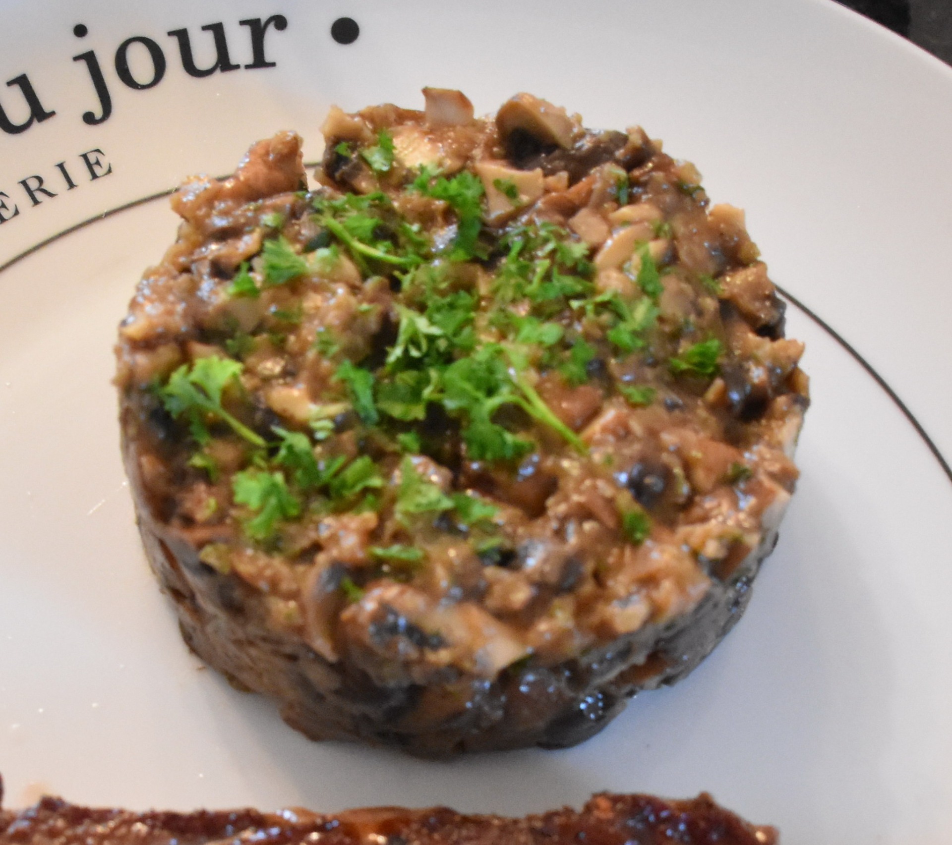 Duxelles de champignons