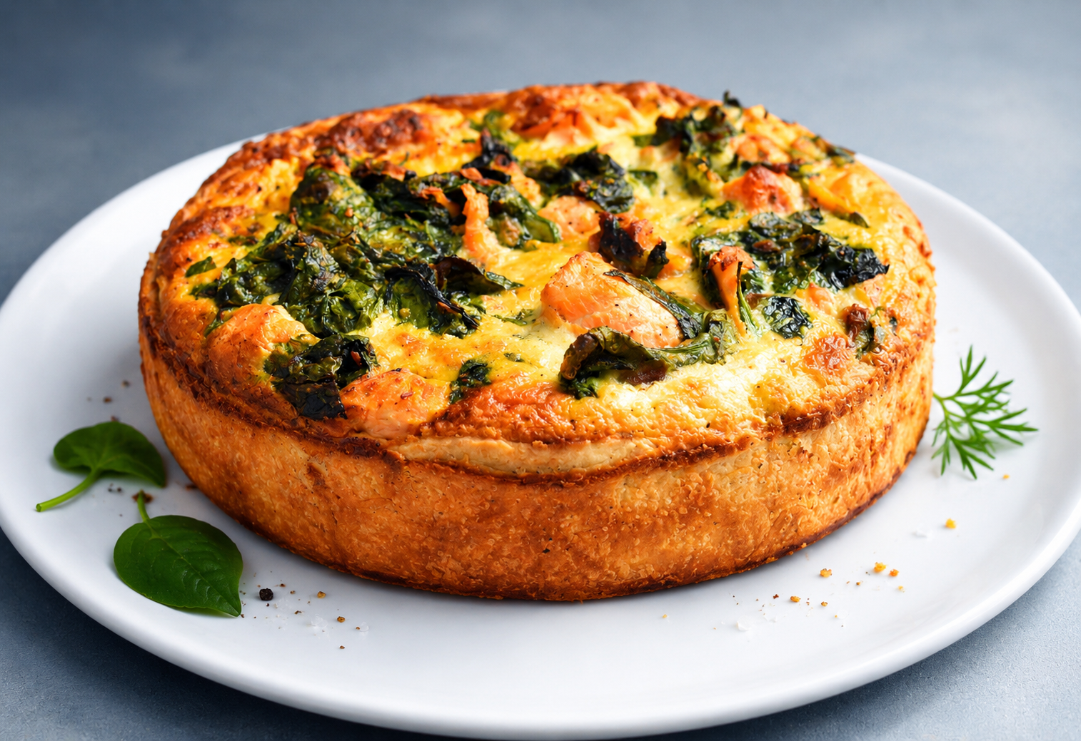 quiche saumon epinard