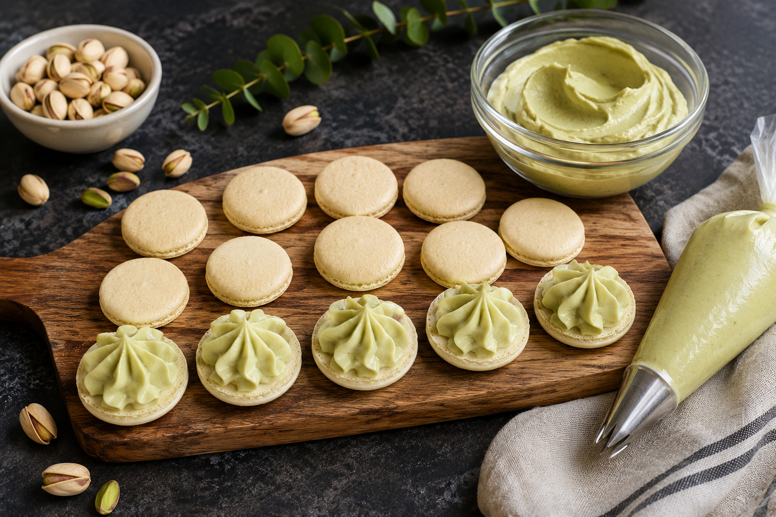 Garniture pour macarons aux jaunes d'oeufs