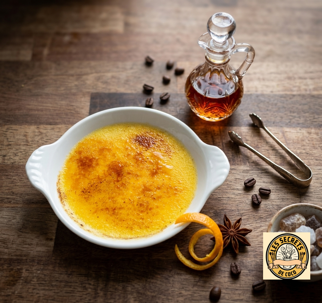 Crème brûlée orange grand marnier