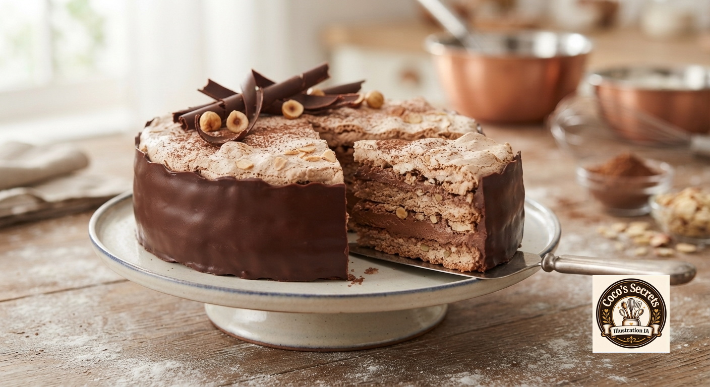 dacquoise au chocolat