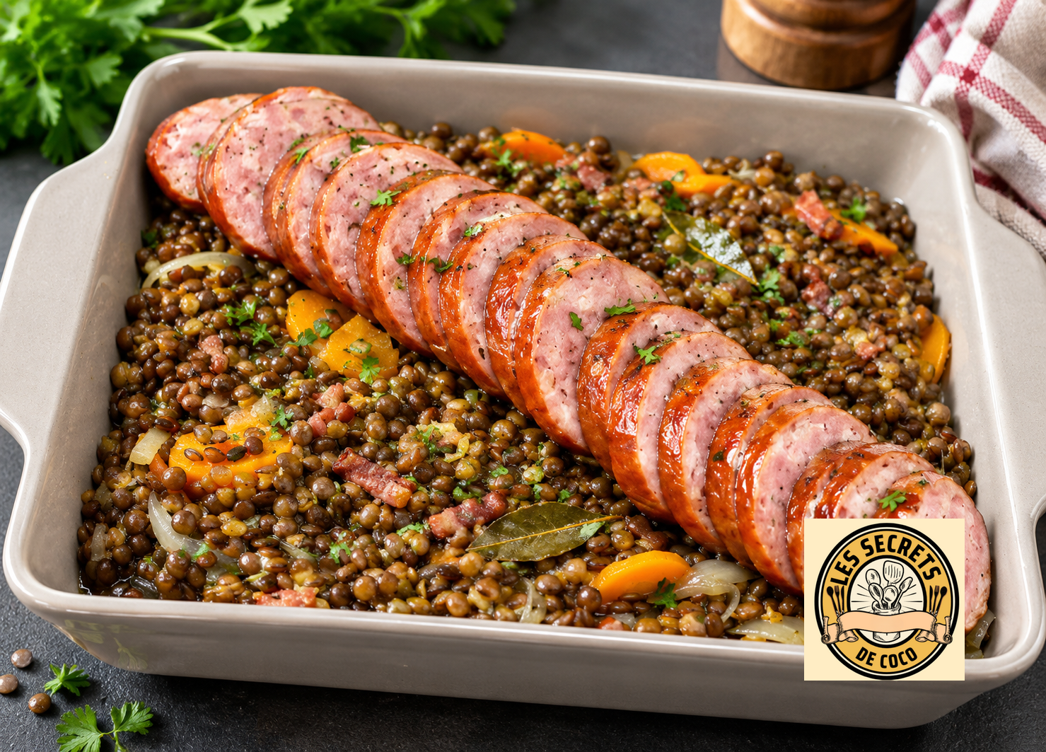 Saucisse de Morteau aux lentilles
