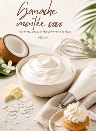 Ganache montée à la noix de coco